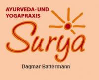 Dieses Bild zeigt das Logo des Unternehmens Surya Ayurveda und Yogapraxis